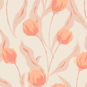 Tulips [peach] [large]