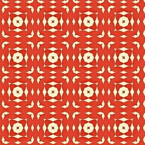 White and red vintage estyle design 