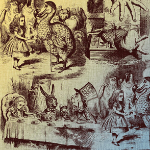 Alice in Wonderland Collage