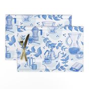 Specialty Coffee Treat Toile - Blue