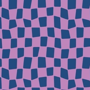 Funky Checkered Purple