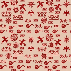 Ethnic motifs pattern