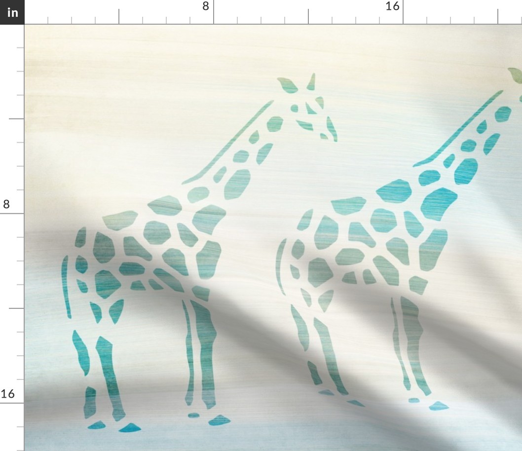 Aqua Giraffes