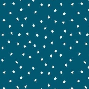 (S) Modern Boho Stars in Ocean Blue