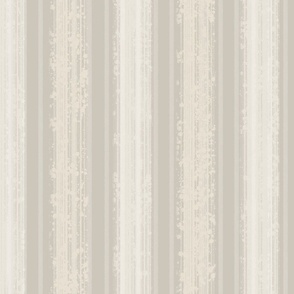 Coastal Beach Stripes in white washed beige cream