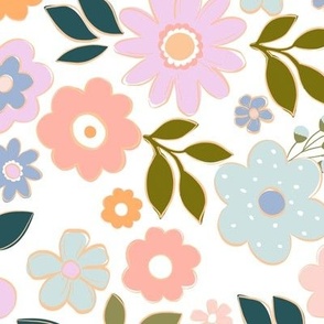 Large / Posy Summer Florals