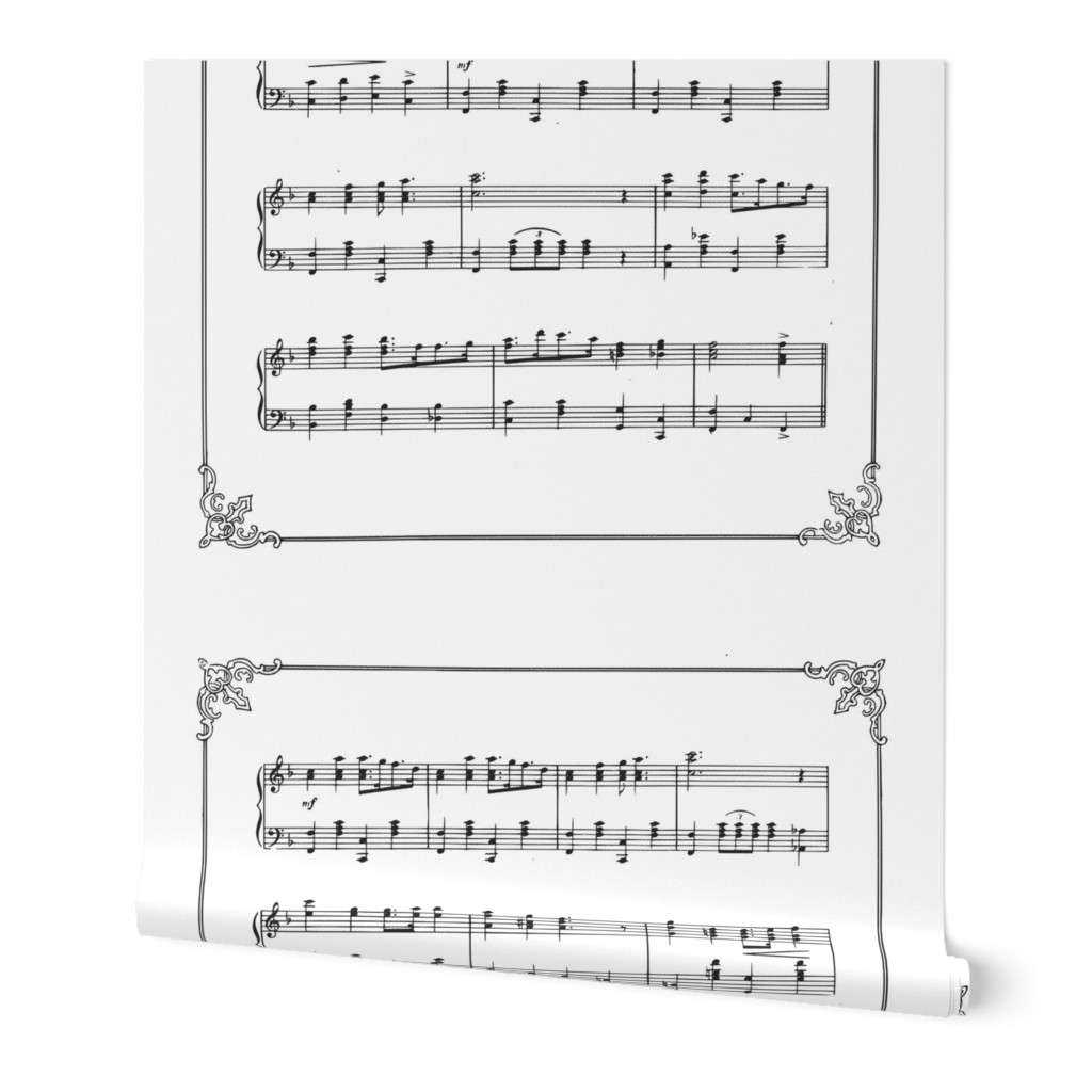 Vintage Music Sheet