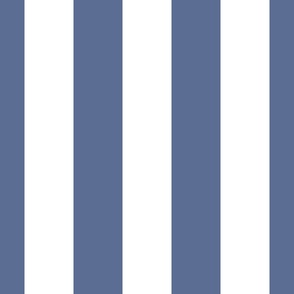 3" Awning Stripes_Block Stripes_Cabana Stripes_Blue Nova 825 and White_Benjamin Moore Color Trends 2024