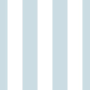 3" Awning Stripes_Block Stripes_Cabana Stripes_Polar Sky 1674 and White_Benjamin Moore Color Trends 2024