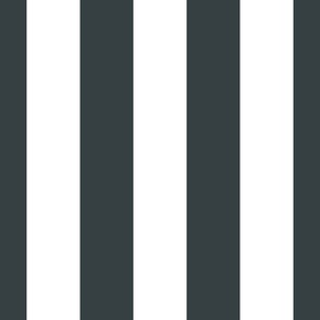 3" Awning Stripes_Block Stripes_Cabana Stripes_Regent Green 2136-20 and White_Benjamin Moore Color Trends 2024