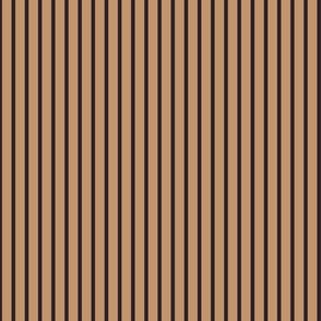 Minimal Dark Brown Stripes on Tan_SMALL