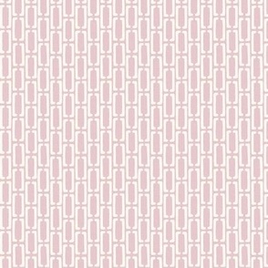 Oblong Geometric - Baby Pink