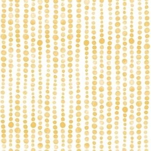 (S) Watercolor Boho Spotted Dots in Yellow 