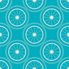 light blue abstract lemon pattern