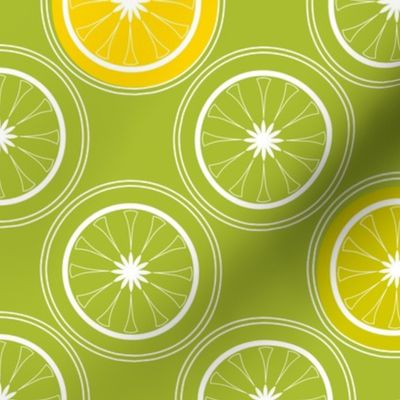 yellow green retro pattern abstract lemon lime retro