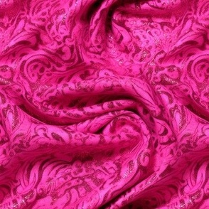 hot pink jacquard fabric