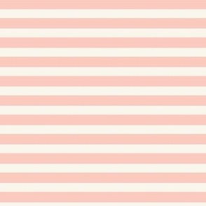 Thick stripe in dusty pink and vanilla small
