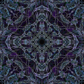 purple Arabic oriental kaleidoscope2/LARGE