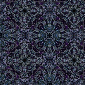 purple Arabic oriental kaleidoscope 2/MEDIUM