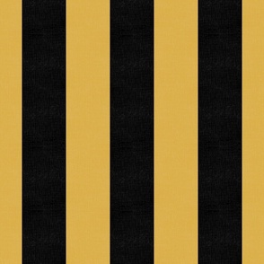 3" textured stripe black and ochre