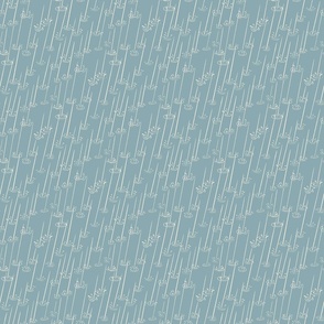 Spring Showers - Rainy Days | Stone blue | 6