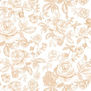 faded roses_warm beige color 