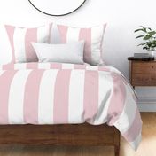 spring day cotton candy pink and white stripe (large)