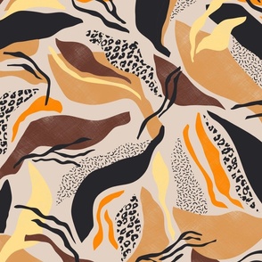 (L) Abstract Safari shapes