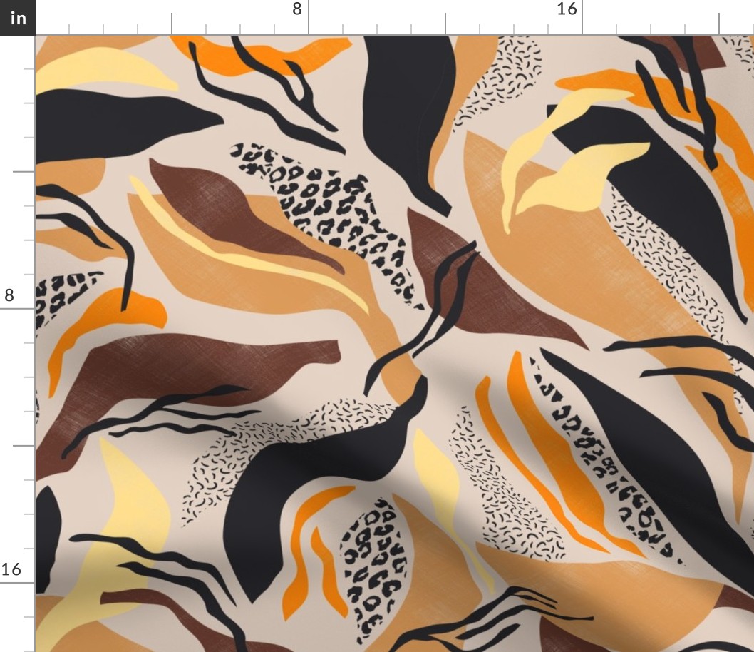(L) Abstract Safari shapes