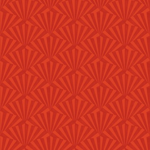 (small) textured wide art deco stripes geometric red