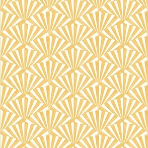 (small) textured wide art deco stripes geometric yellow orange