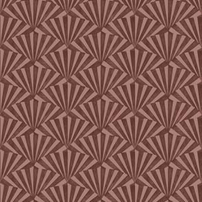 (small) textured wide art deco stripes geometric dark mocha brown