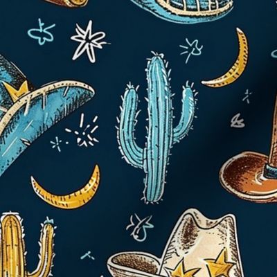 Bigger Cowboy Hats and Cactus Navy