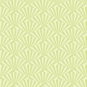 (small) textured wide art deco stripes geometric light green pastel