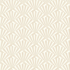 (small) textured wide art deco stripes geometric beige white