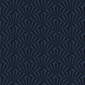 (small) textured wide art deco stripes geometric dark blue black