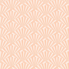 (small) textured wide art deco stripes geometric light orange pastel