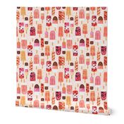 POPSICLES  WITH EXTRA SPRINKLES - 20IN - PINK RED CORAL