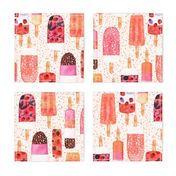 POPSICLES  WITH EXTRA SPRINKLES - 20IN - PINK RED CORAL