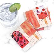 POPSICLES  WITH EXTRA SPRINKLES - 20IN - PINK RED CORAL