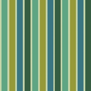 Green and Blue Vertical Stripes