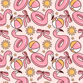 Summertime Pink Flamingo
