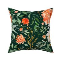 Tender Touch Floral monstera green