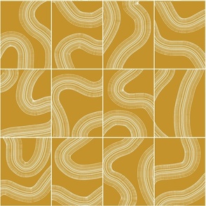 Zen Garden TIles Mustard