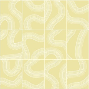 Zen Garden TIles Pastel Lemon