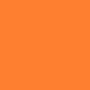 Vivid Orange Solid - Hex code ff7f30 - RW20C
