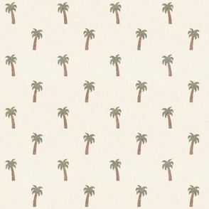 (small scale) Palm Trees - cream - LAD24