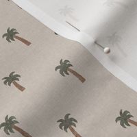 (small scale) Palm Trees - beige - LAD24