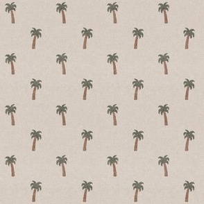 (small scale) Palm Trees - beige - LAD24