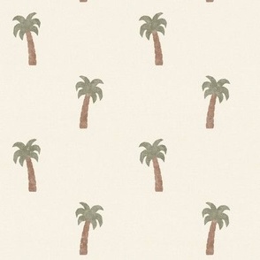 (large scale) Palm Trees - cream - LAD24